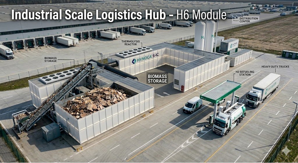 Haffner Energy — Logistics platforms (such as Rungis-type markets or supply centers) generate waste (cardboard, pallets, organic matter) that can be valorized on site into low-cost biofuels.